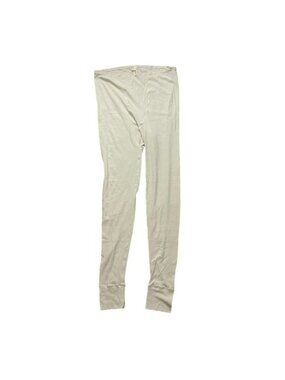 NWT SKIMS Logo Pointelle Lace Sleep Leggings 4X Bone MSRP $58